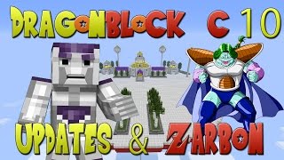 Dragon Block C 164 Updated Mod New Attack Side Mission amp Zarbon DBZ Minecraft [upl. by Deva]