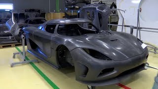 Carbon Fiber Construction  INSIDE KOENIGSEGG [upl. by Yrreiht]