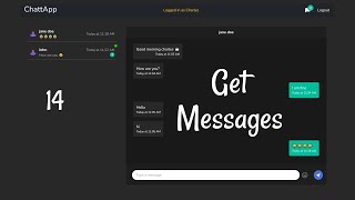 Realtime Chat App  14 Get Messages  React Nodejs and Socketio [upl. by Nyberg]