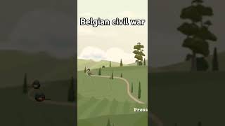 Belgian Civil War Fictional belgium civilwar brussels anschluss countryballs brusselsbelgium [upl. by Ume]