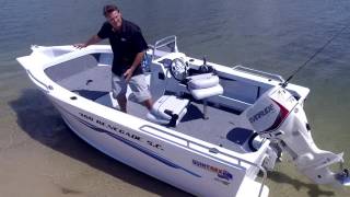 Quintrex 460 Renegade  Boat Reviews on the Broadwater [upl. by Etteuqaj392]