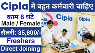 Cipla में निकली भर्ती  Cipla job vacancy 2024  job vacancy 2024 private company [upl. by Inalaehon]