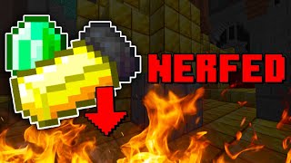 BIG Mining Nerfs RIP Gold Mining Hypixel Skyblock [upl. by Intisar32]