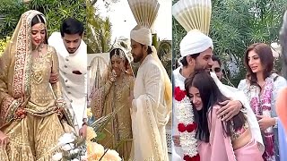 Saboor Aly amp Ali Ansari Complete Wedding Video  Baraat Nikah Day Look of Saboor [upl. by Inalel147]