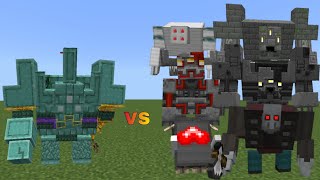 Ancient of Prismarine vs Crimson steves more mobs and bosses  Minecraft Java  Mob Battle [upl. by Lisabet]