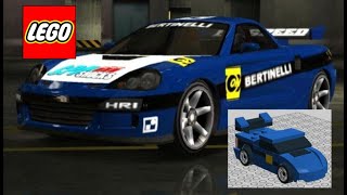 Lego Burnout 3 Custom Sports Tiny Turbos Build tutorial [upl. by Dania808]