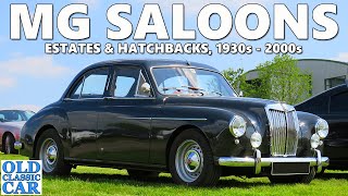 Classic MG saloons estates amp hatchbacks 1930s  2000s  Old MGs remembered [upl. by Nirmak]