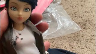 Unboxing Miraculous Ladybug Marinette doll height compared amp Clothes [upl. by Cathryn]