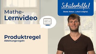 Produktregel l Ableitungsregeln 🎓 Schülerhilfe Lernvideo Mathe [upl. by Rehpotsrihc]