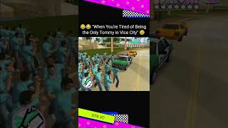 tommy amp Tommys in gta vice city  😂😂 cheat code gta shorts funny gtafunnymoments [upl. by Tichon]