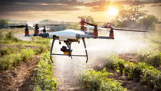 Drone Technologies and Benefits in Agriculture [upl. by Aniakudo]