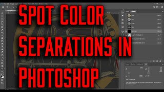 Color Separation Photoshop  Spot Color Tips [upl. by Amandie]