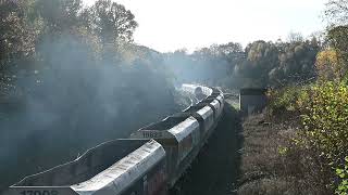 37510 powers past Ambergate [upl. by Lyrahc]