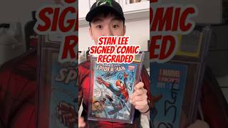 ReGraded Signed Stan Lee SpiderMan comic shorts stanlee spiderman stanleeforever [upl. by Derfnam]