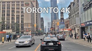 Driving Downtown  Torontos Main Street 4K  Canada [upl. by Landes581]