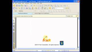 Foxit Phantom Organize and OCR Tutorial [upl. by Ataymik853]