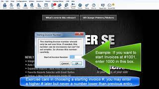 Manager SE Setting Starting Invoice [upl. by Lenoil35]