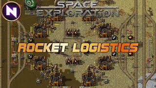 How To CARGO ROCKET LOGISTICS In Factorio Space Exploration  GuideWalkthrough [upl. by Chitkara]