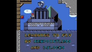 LEARNING TO FLY SMW HACK  new version  THE FUNDAMENTALS OF KAIZO LEVEL 4 [upl. by Schweitzer]