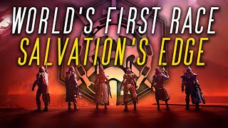 Destiny 2  SALVATIONS EDGE WORLDS FIRST RACE RAID ZONE HOSTED BY cbgray amp evanf1997 [upl. by Aivlis431]