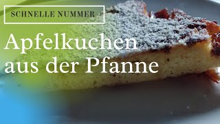 Pfannen Apfel Kuchen Ratzfatz [upl. by Ahsikel]