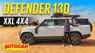 2023 Land Rover Defender 130 review  Worth the stretch  First Drive  Autocar India [upl. by Emelun547]