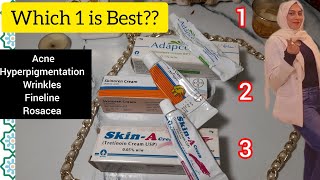 Which one is better Azaelic acid  Tretinoin  adapco cream [upl. by Arrak]