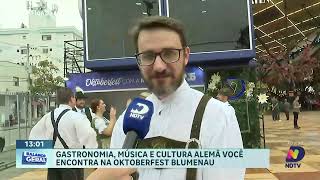 Blumenau se prepara para um fim de semana de movimento na Oktoberfest [upl. by Mazman]