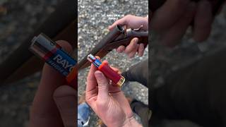 Is Batteries In Shotgun Shells Lethal gun shooting firearms demo 12guage [upl. by Nosned]