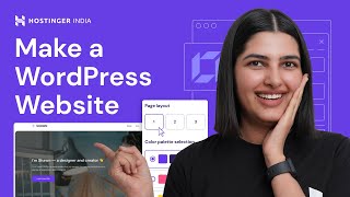 How to Make a WordPress Website FAST and EASY With Hostinger Blog Theme [upl. by Aihsekyw316]