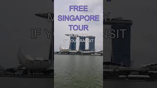 FREE SINGAPORE TOUR DO THIS IF YOU TRANSIT IN CHANGI SINGAPORE singapore changiairport [upl. by Mufi]