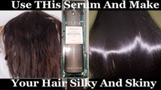 Keune defrizz hair serum review How To Use At And Get Shiny Silky Soft And Smooth Hair [upl. by Corry]