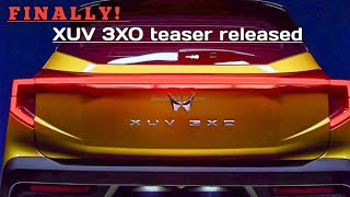 FinallyAll New 2024 Mahindra XUV300 Teaser LaunchedXUV300 teaser released [upl. by Eitsim715]