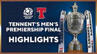 HIGHLIGHTS  Tennents Mens Premiership Final 202223  Hawick v Currie Chieftains [upl. by Ahseuqal6]