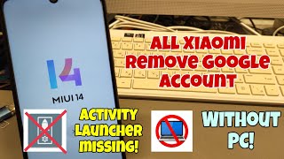 New Method Xiaomi Redmi 13C Remove Google Account Bypass FRP Without PC [upl. by Ralat]