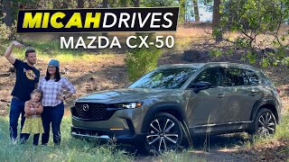 2023 Mazda CX50  Compact SUV Family Review [upl. by Leighton459]