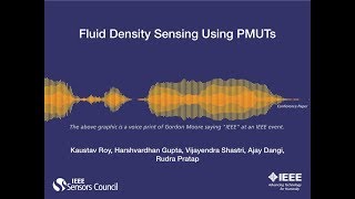 Fluid Density Sensing Using PMUTs [upl. by Hgielanna]