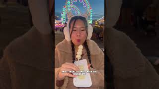 Everything I ate at Winter Wonderland in London 🇬🇧 [upl. by Aitnom264]