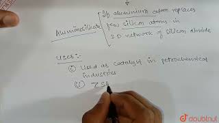 What are the uses of zeolites   CLASS 11  NATURE OF CHEMICAL BOND  CHEMISTRY  Doubtnut [upl. by Sarene]