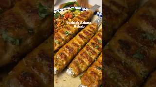 Turkish Adana Kebab kabab kababrecipe ytstudio recipe adanakabab decentideas food shorts [upl. by Raychel9]