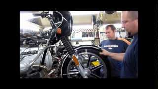 BMW Service  R756 Front Brake Caliper Adjustment [upl. by Ynafetse953]