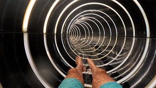 Water Tube Slide POV at Terme Olimia  Family Fun [upl. by Dlorah]