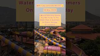 Never Visit Such Places On Weekends 🥲 shorts waterpark lonavala waterparkvlog ytshorts [upl. by Ahsiya160]