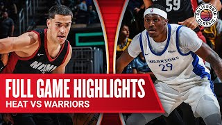 HEAT vs WARRIORS  CALIFORNIA CLASSIC  FULL GAME HIGHLIGHTS  July 6 2024 [upl. by Dnana]