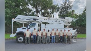 dothan sends extra help for hurricane restoration [upl. by Ardnikal]