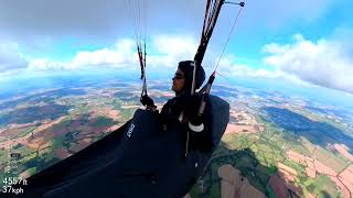 2024 08 30 Malven Hills to Brecon Beacons by Paraglider [upl. by Shipley]