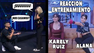 DjMaRiiO EXPLICA CÓMO PIDIÓ MATRIMONIO a NOE y REACCIONA al ENTRENAMIENTO de ALANA con KARELY RUIZ [upl. by Lally]