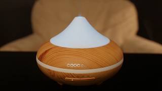 CRDC Life 200mL Diffuser Review  Humidifier  Aroma amp Light Therapy [upl. by Annehcu]