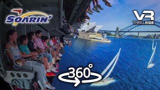 Soarin Around The World 360°  IMAX VR Experience Epcot Walt Disney World [upl. by Ahsropal]