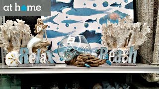 Shop With ME AT HOME STORE BEACH HOME DECOR THEME FEBRUARY 2018 [upl. by Beeck790]